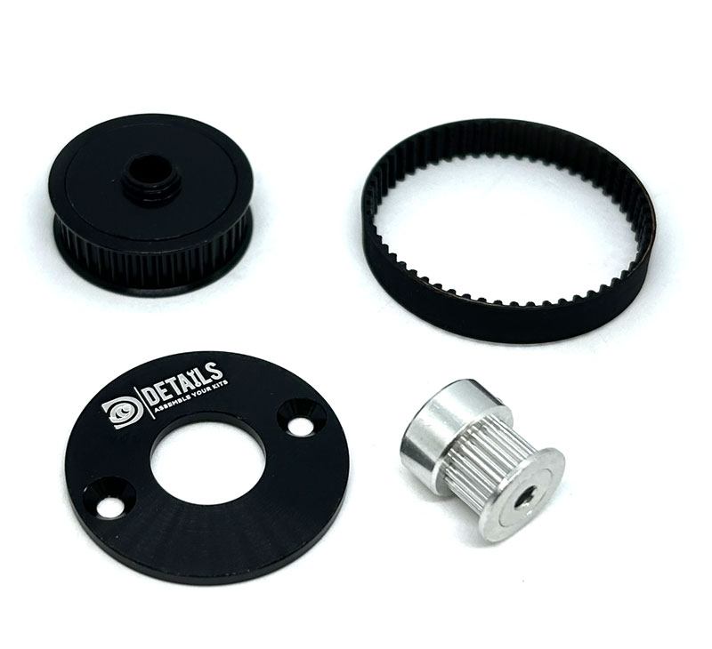 Geräuscharmer Riemenantrieb Set 16Z 40Z  für TT-02