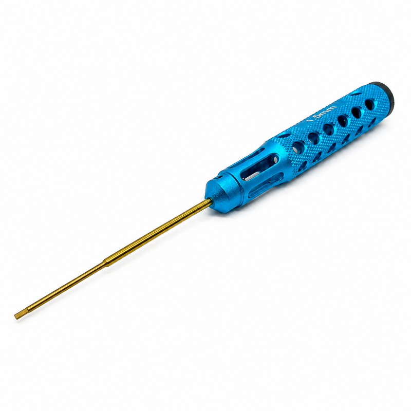 Preview: Hurricane Big 20 mm Werkzeug-Set, farbig, 4 Stück – Sechskant 1,5 / 2,0 / 2,5 / 3,0 mm mit Titan-Spitzen