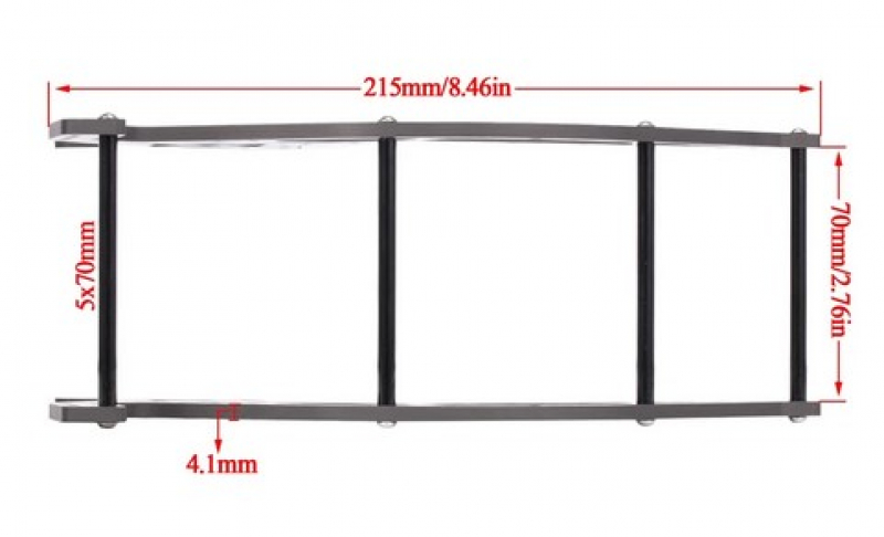 Full 4.0mm 3K Carbon Fiber Chassis for 1/10 RC Crawler