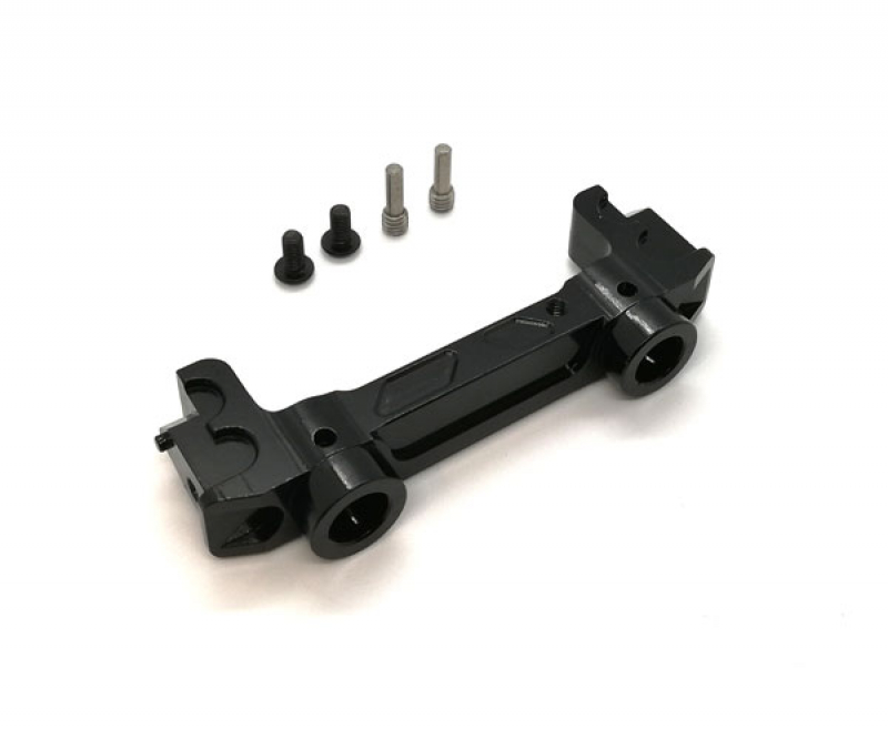 Aluminium Bumper-Halterung vorne - schwarz für Axial SCX10 II