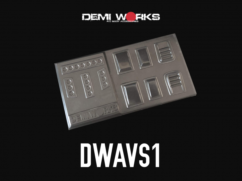 Demi Works Universal Air Vents Set (Lexan) +sticker