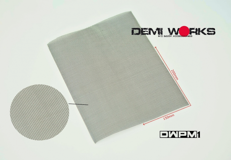 Demi Works Kunststoff Gewebe - flexibel - 200x150mm