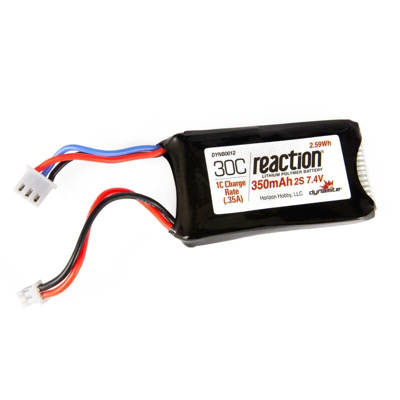 Dynamite Battery 7.4v 350mAh 2s LiPo - SCX24