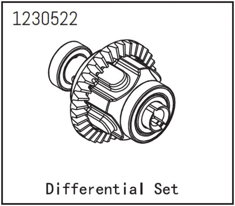 Absima Differential komplett mit Kugellager - Sherpa & Khamba CR3.4 / 1:8 Crawler Yucatan CR1.8