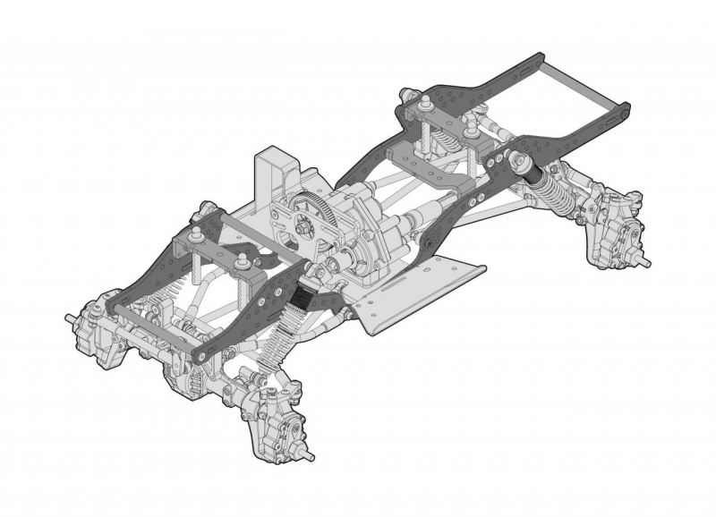 Element RC Enduro Comp Fox Competition Rock Crawler Kit