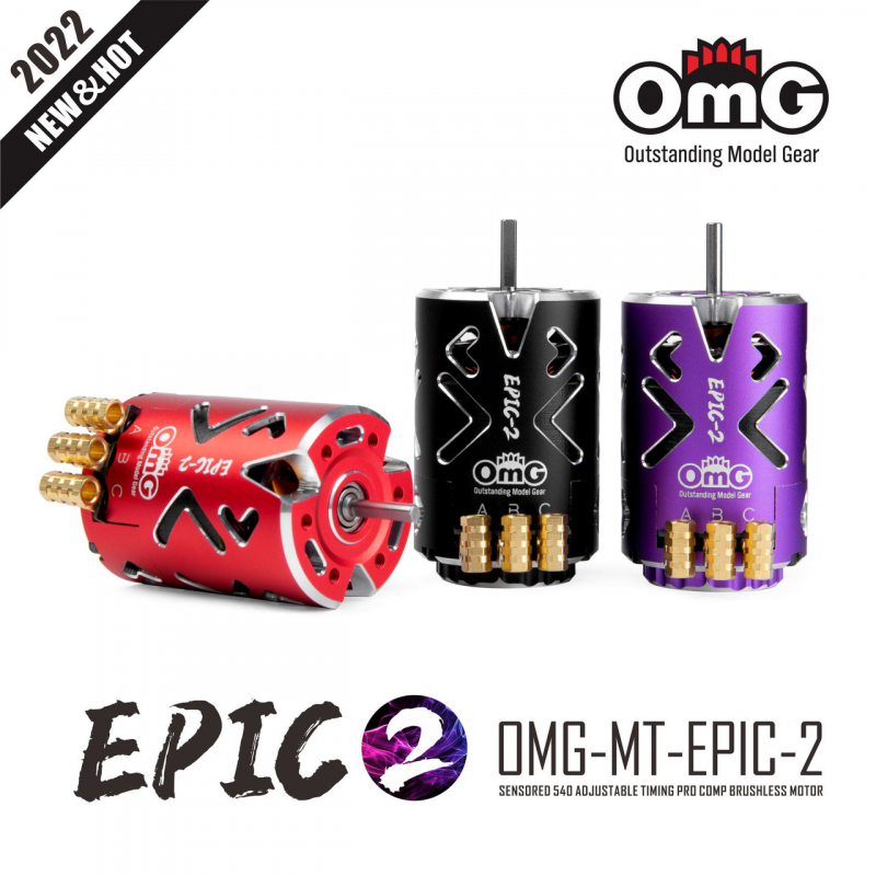 OMG Epic 2 Sensored Brushless Motor 10.5T