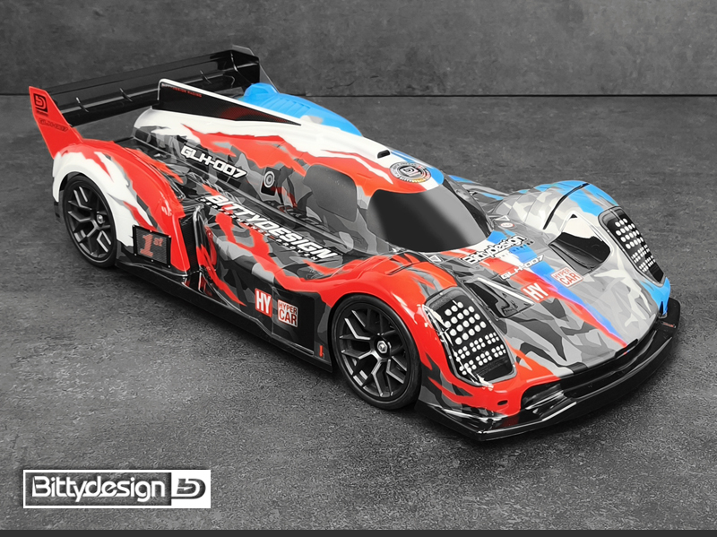 Bittydesign GLH007 1/10 LMH 190mm Karosserie