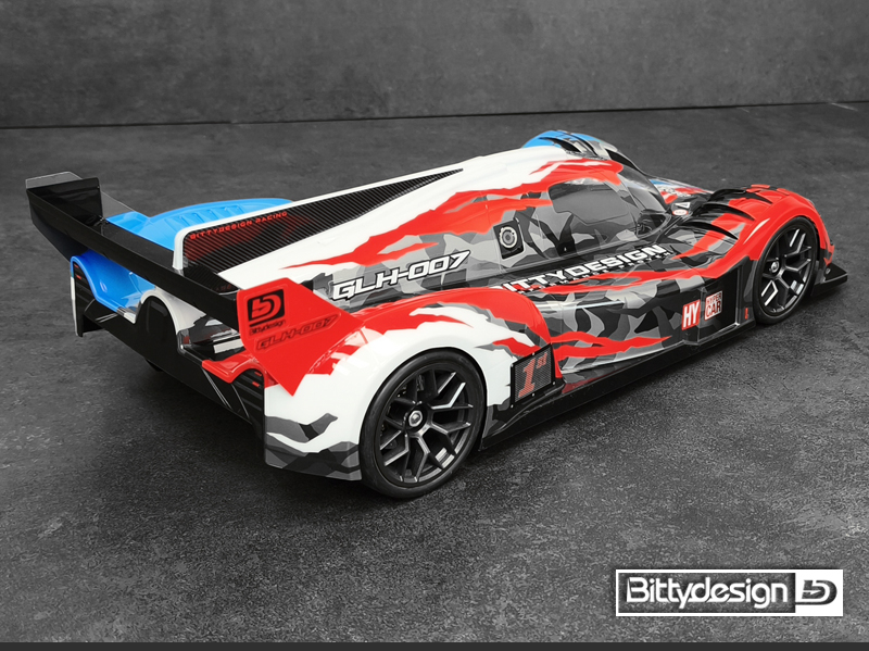 Preview: Bittydesign GLH007 1/10 LMH 190mm Karosserie