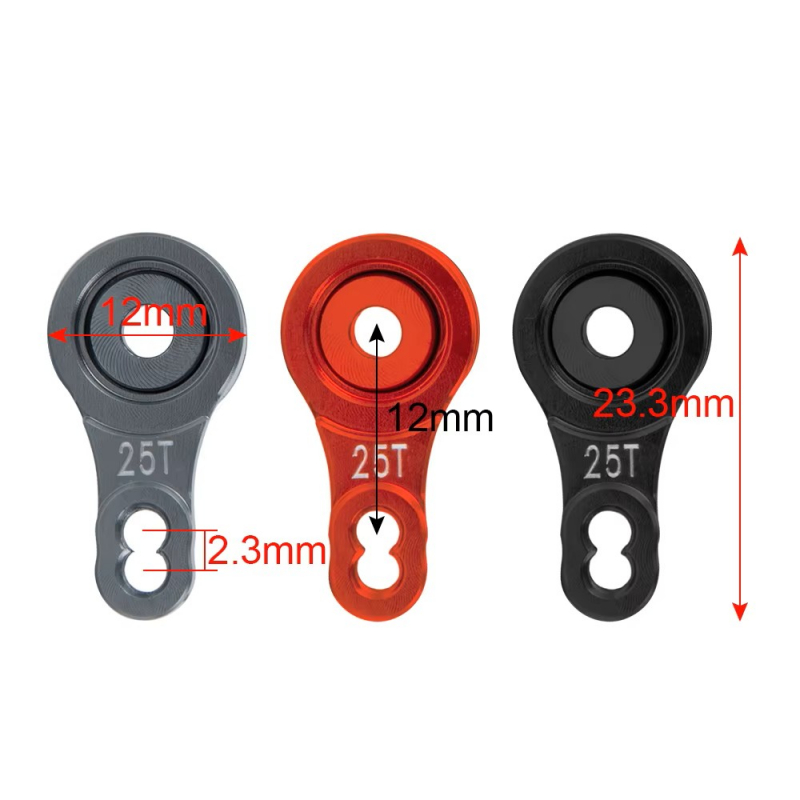 Aluminium Servo Saver 25Z für 1/10