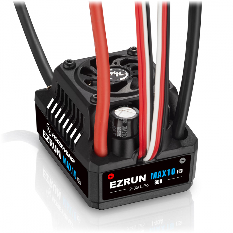 Preview: Hobbywing Ezrun MAX10 G2 80A Combo with 3652SD-5400kV 3,175 shaft