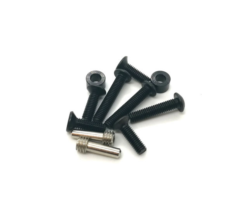 Aluminum Front Shock Hoops  - Black for Axial SCX10 II