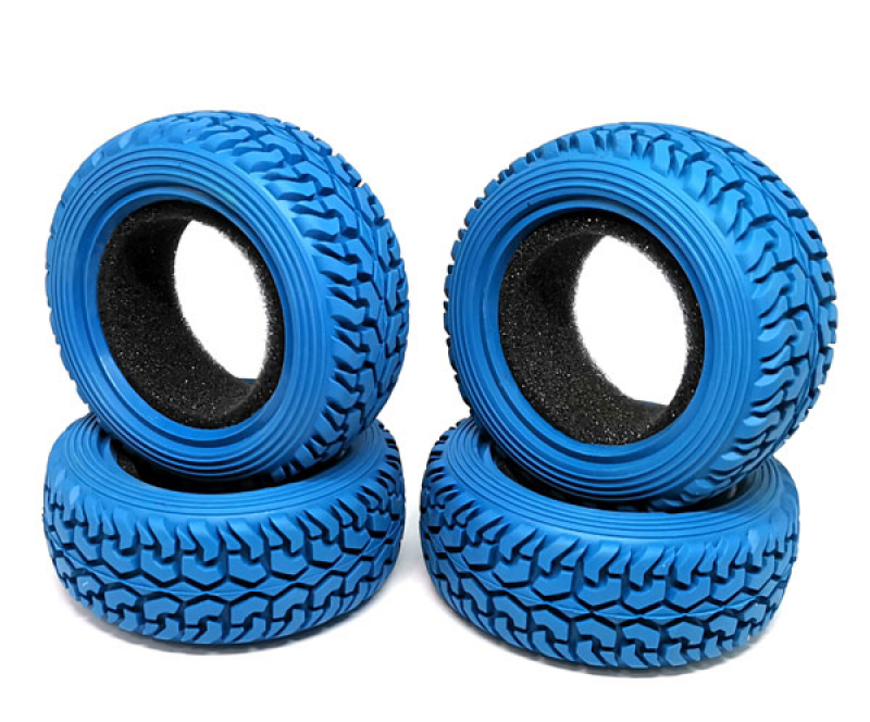1/10 Rally Reifen - 4 Stück - Blau