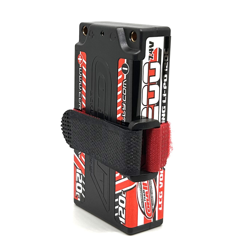 RC Model 205mm x 20mm HD Rubberized Battery Strap