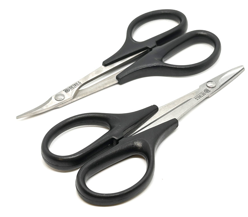 HSS Curved and Straight Scissor for RC Car Body