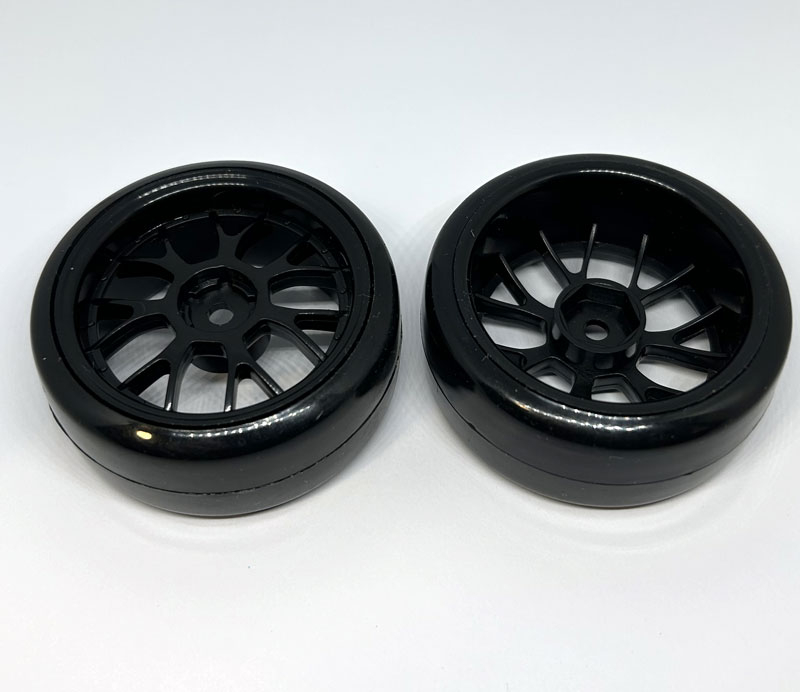 1/10 On Road Drift Wheel Tire Set 4pcs/set - Black