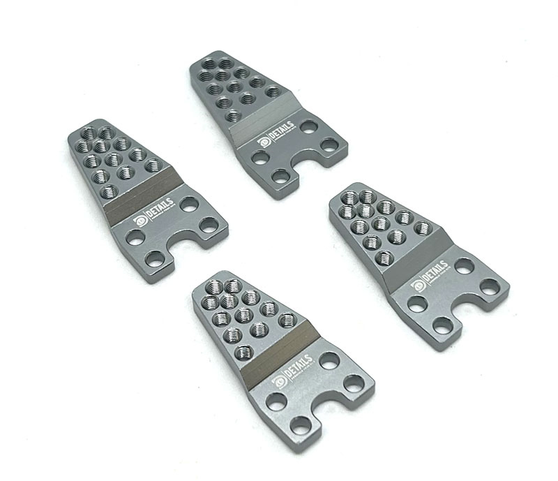 Einstellbare Stoßdämpferhalterung aus Aluminium für Crawler