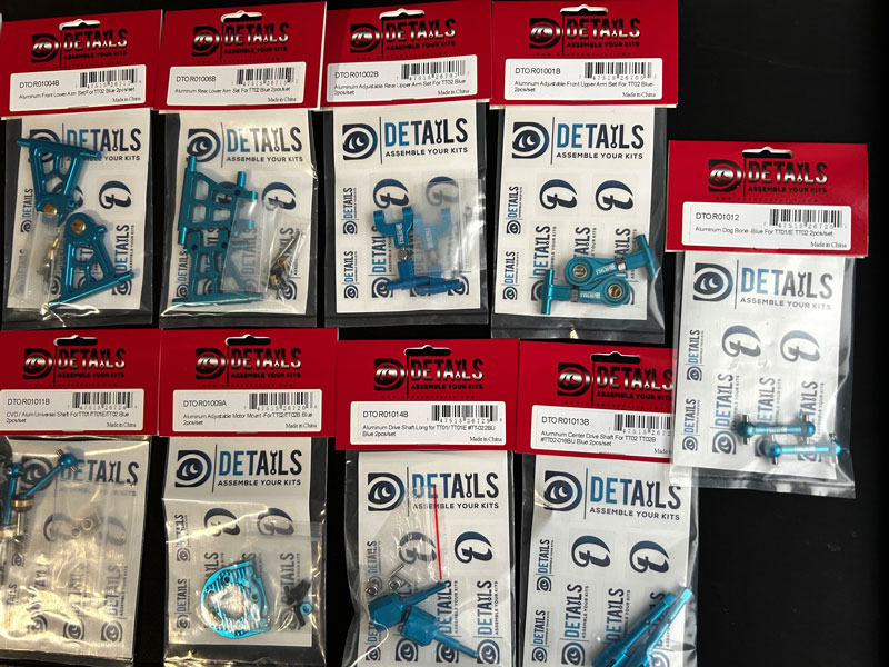 Tuning Teile für TT-02 - 13-teiliges Paket