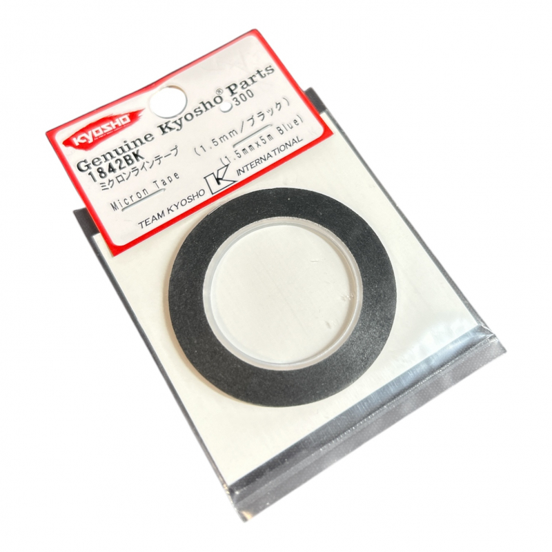 Kyosho Zierstreifen/Klebeband/Bodylines Schwarz 1.5mm x 5m