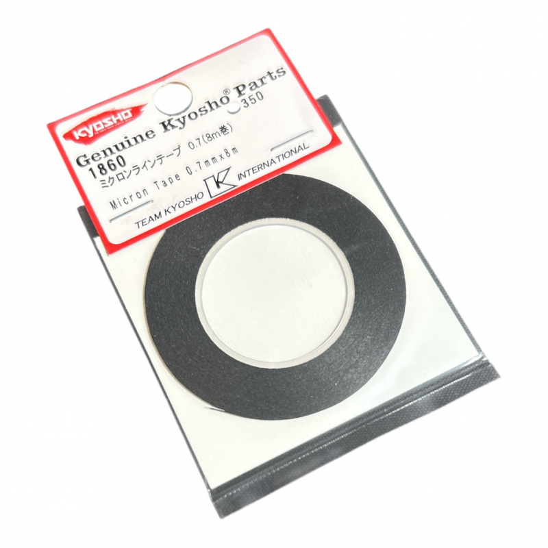 Kyosho Zierstreifen/Klebeband/Bodylines Schwarz 0.7mm x 8m