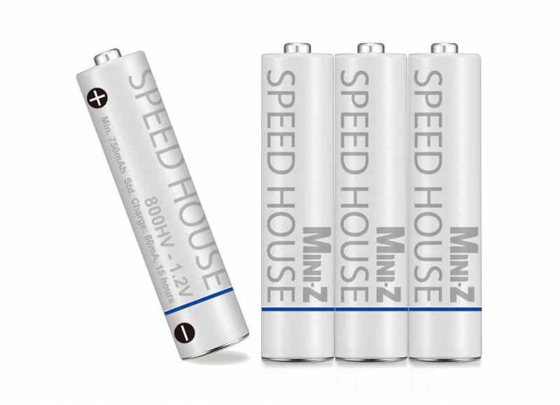 Kyosho Speed House NI-MH 800HV R3 AAA Cells (4) Mini-Z