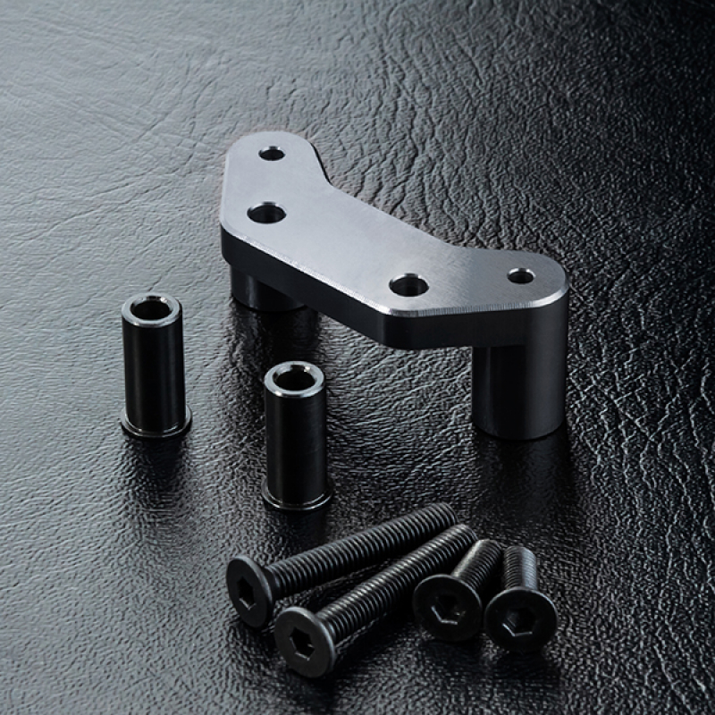 MST RMX 2.0 Alum.steering arm mount (black)