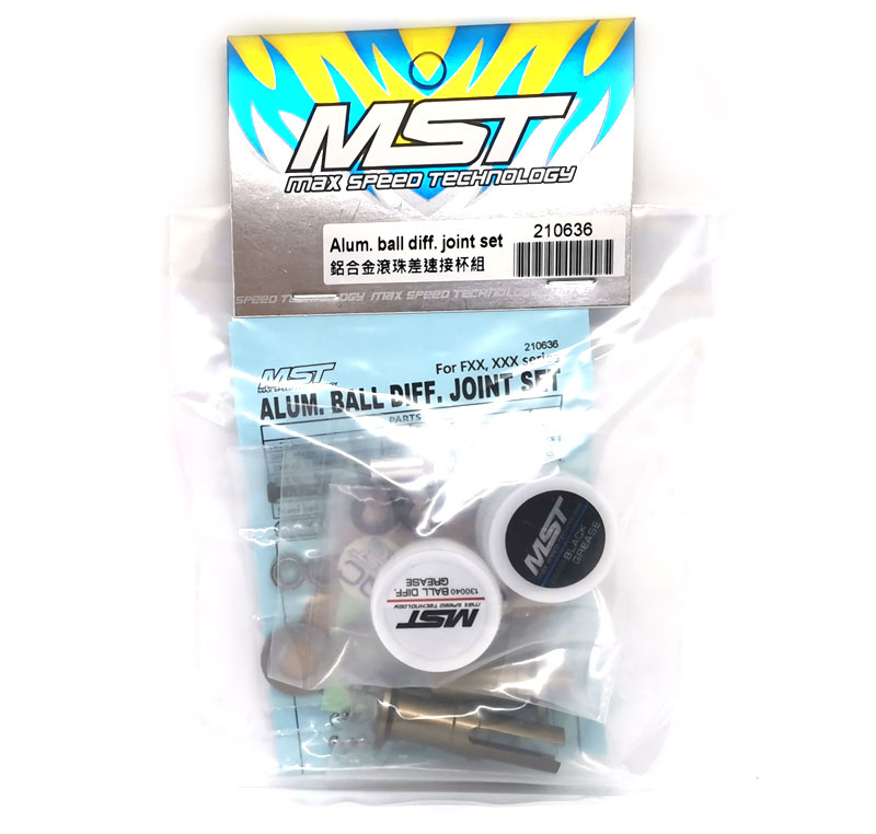 MST Alum. ball diff. joint set for FXX, XXX series