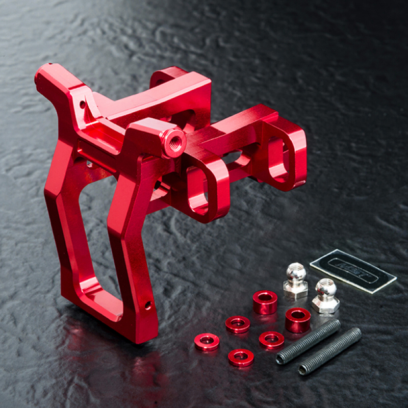 MST RMX alum. lightweight integrated front head mount (red)