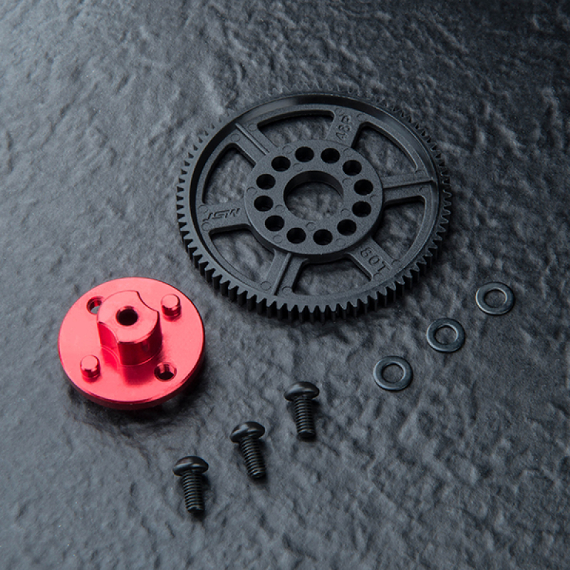 MST RMX 4 Alum. spur gear holder (red)