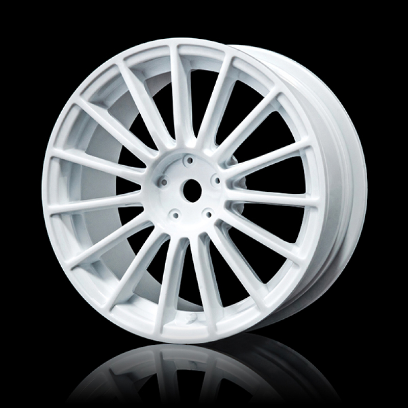 MST 1/10 White LM wheel 24mm (+0) (4)