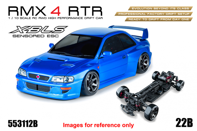 MST RWD Drift Car RMX 4 RTR 22B (Blue) - Brushless sensored