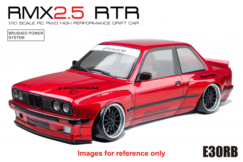 MST RMX 2.5 RTR E30RB (shiny red) (brushed)