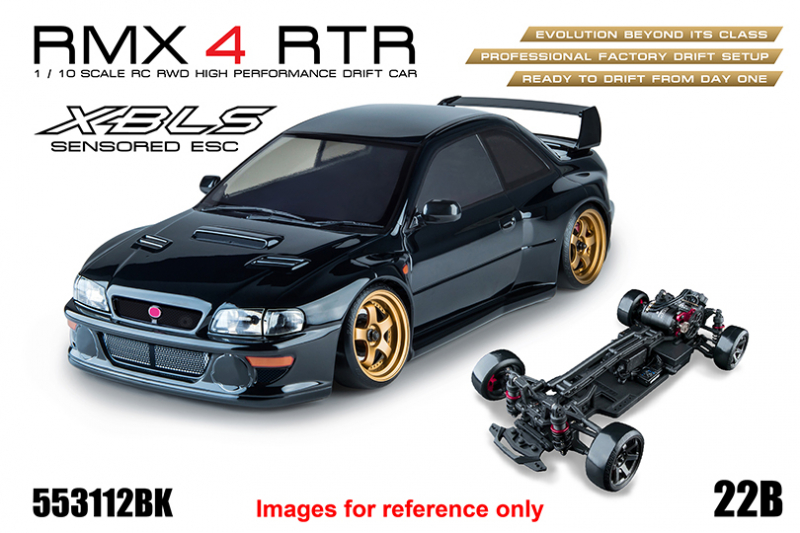 MST RWD Drift Car RMX 4 RTR 22B (Black) - Brushless sensored