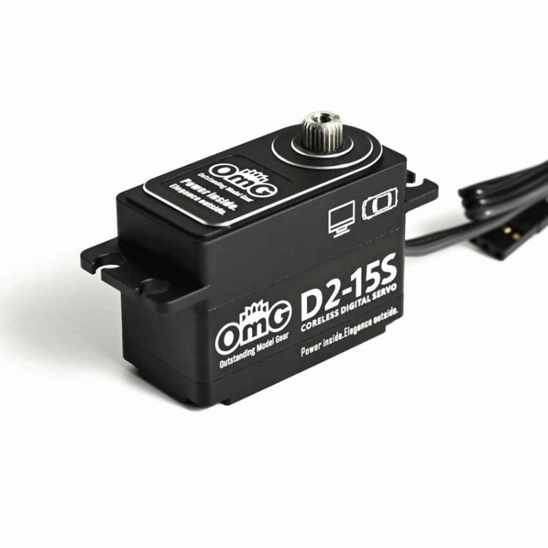OMG D2-15S Full Metal Digital Low Profile Drift Servo - Programierbar