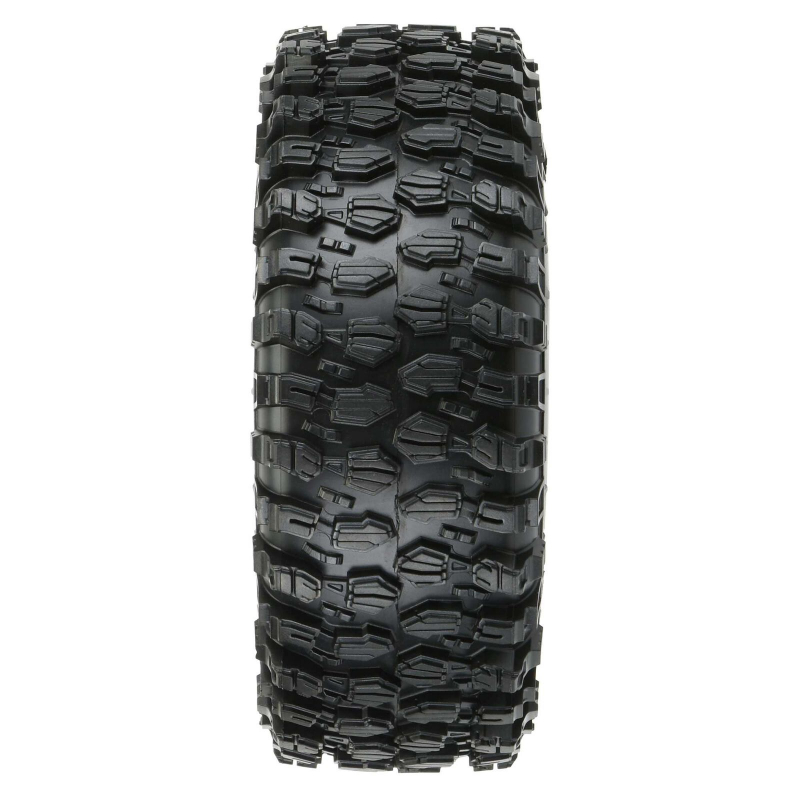 Proline Hyrax 1.9" G8 Rock Terrain TruckTires Mounted on Impulse Black Plastic Internal Bead-Loc Wheels - Kopie