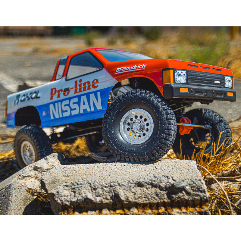 Proline 1987 Nissan Hardbody D21 Clear Body 12.3" (313mm) WB Crawlers