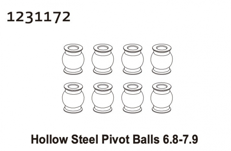 Absima Pivot Ball 6.8-7.9 (8)