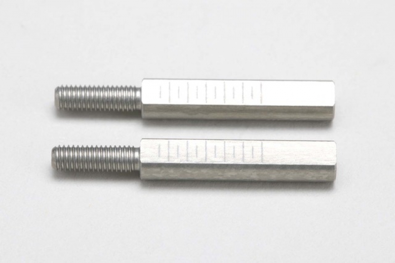 Yokomo RD2.0 Aluminum 4.5x21mm Rod End Adapter (2pcs)