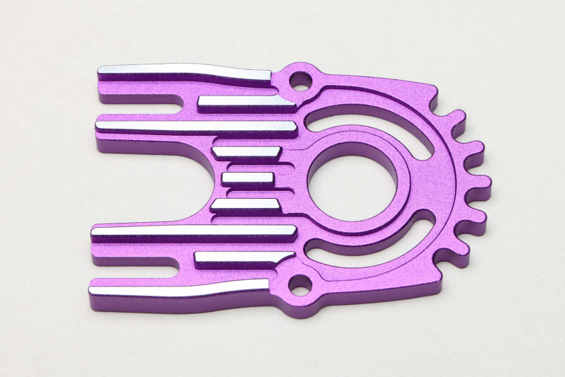 Yokomo Aluminum heat sink motor mount (Purple) for RD/SD