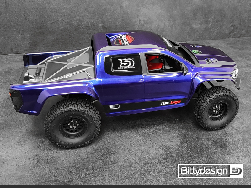 Bittydesign RR-Baja 1/10 Rock Crawler Body (Clear | Pre-Cut | 1mm | 313mm)
