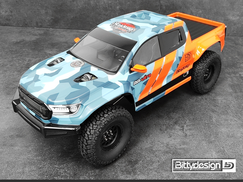 Bittydesign RR-Ultra 1/10 Rock Crawler Body (Clear | Pre-Cut | 1mm | 313mm)