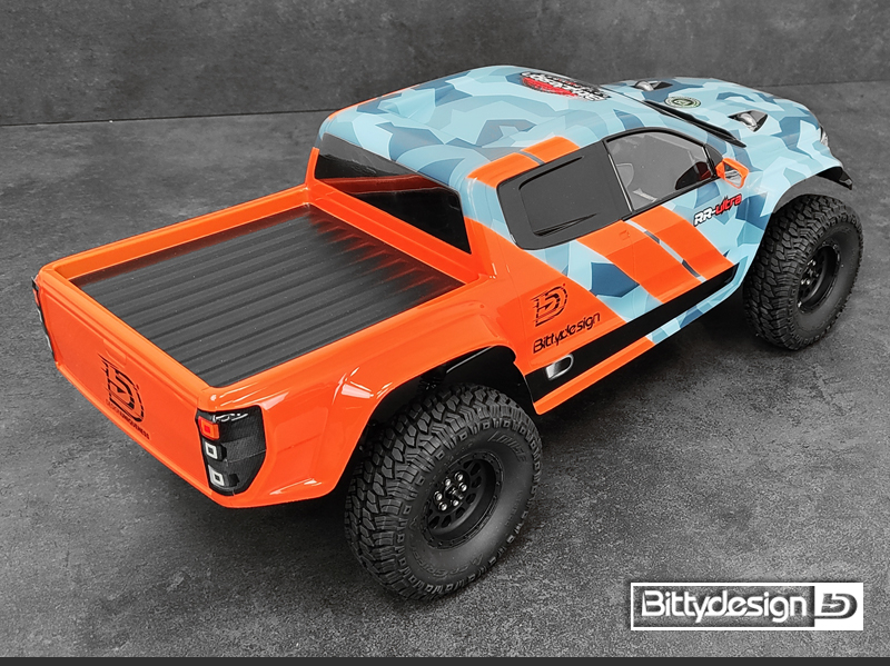 Preview: Bittydesign RR-Ultra 1/10 Rock Crawler Body (Clear | Pre-Cut | 1mm | 313mm)