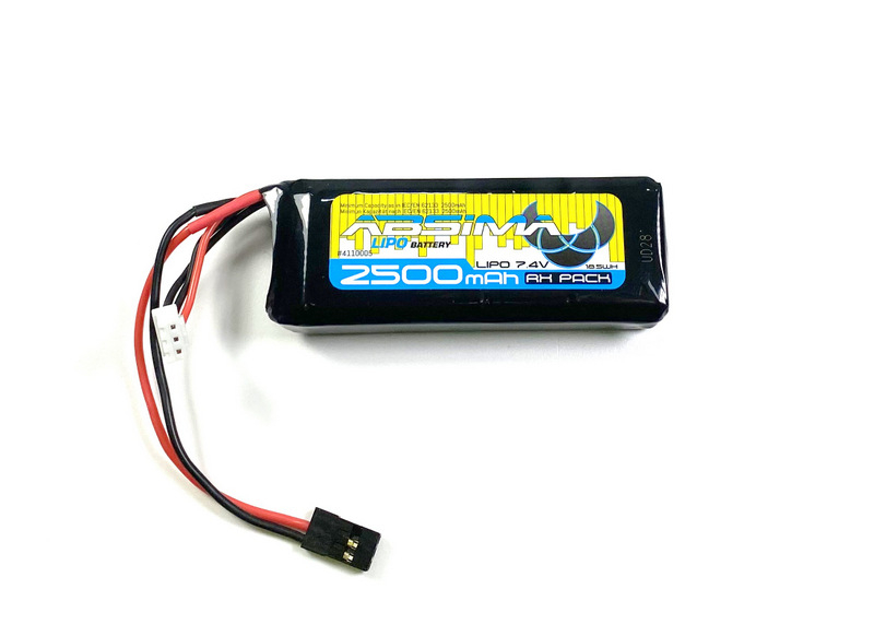 Absima RX LiPo 7.4V 2500 SC (JR)