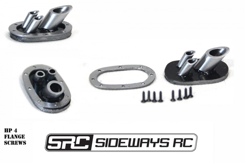 Sideways RC Auspuffauslass für Motorhaube HP4