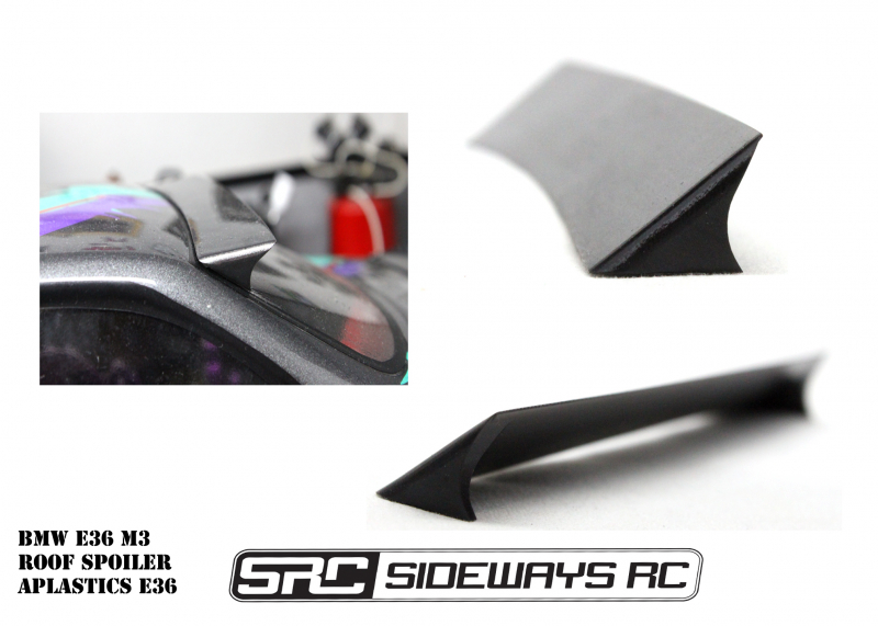 Sideways RC BMW E36 Roof Spoiler - Aplastics
