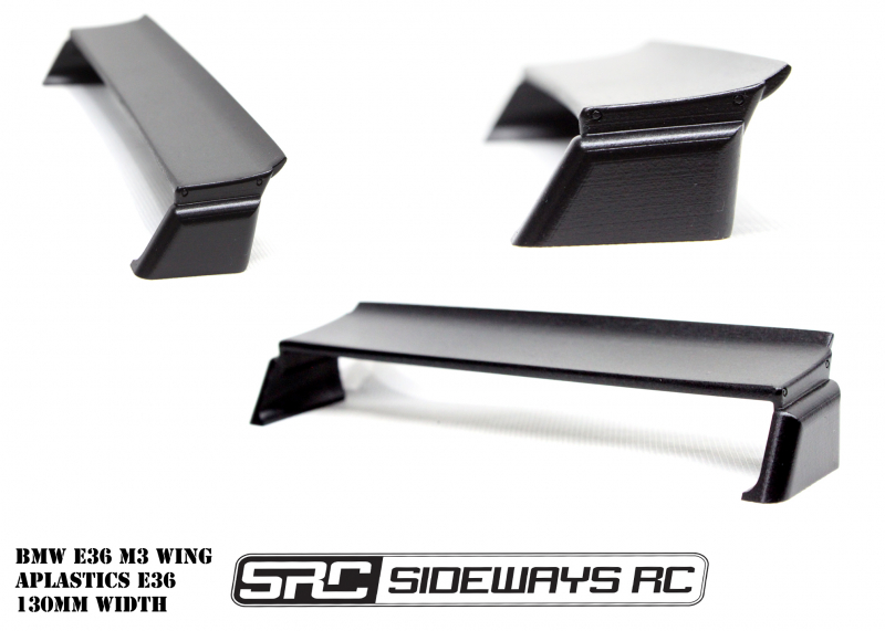 Sideways RC BMW E36 Wing 130mm - Aplastics