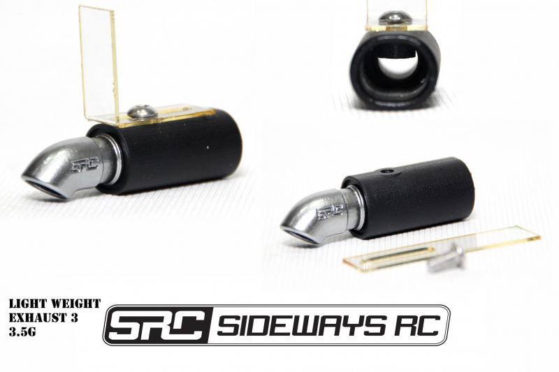 Sideways RC Light Weigt Exhaust 3