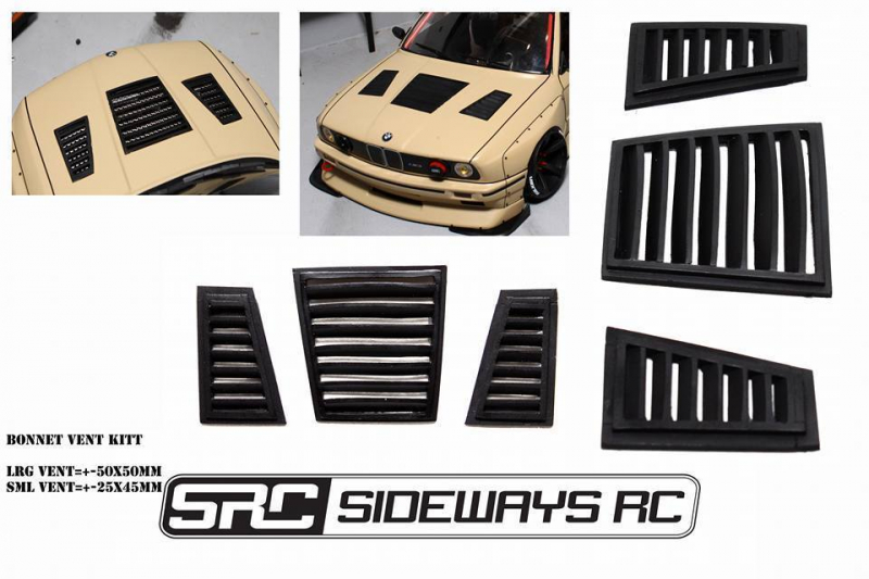 Sideways RC Bonnet Vent Kit