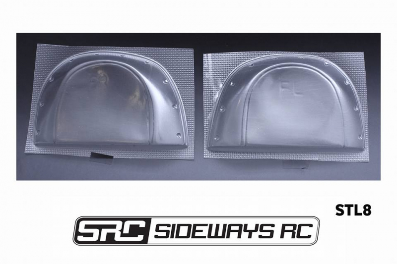 Sideways RC Overfender Style 8 Clear