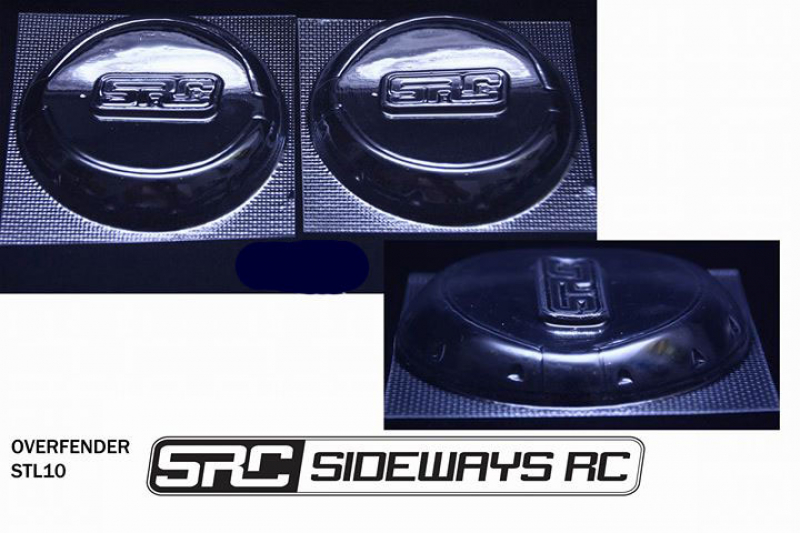 Sideways RC Overfender Style 10 Clear