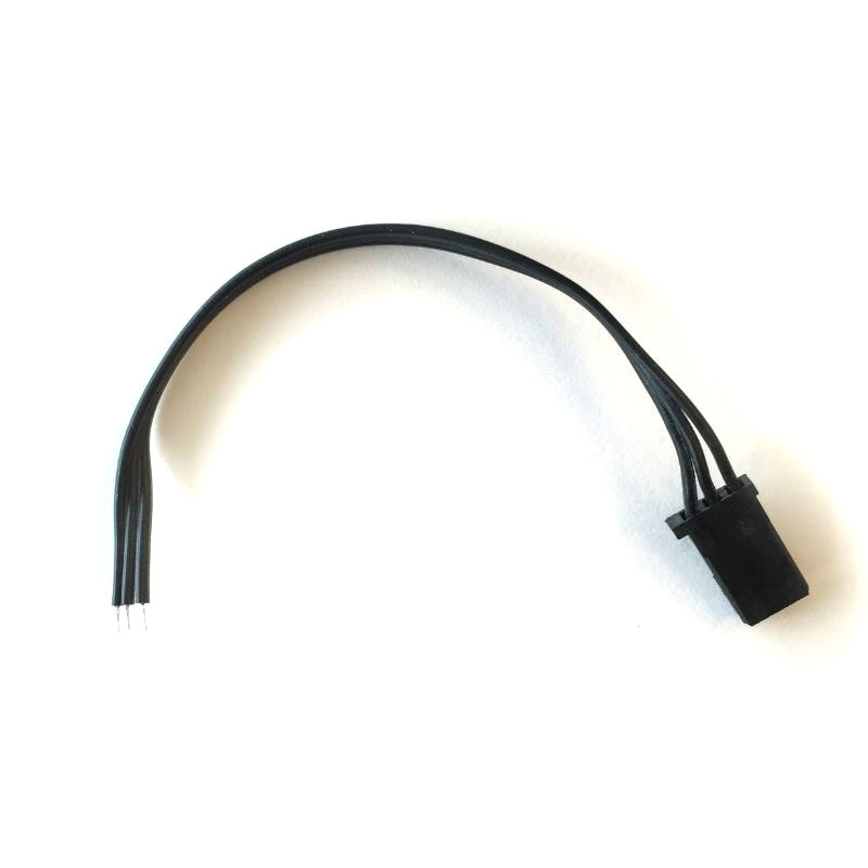 Servo cable black JR 100mm
